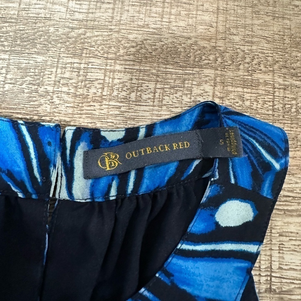 Outback Red Blue Print Maxi - S - Picture 5 of 11